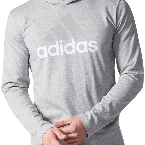 adidas Other - NEW Adidas Badge of Sport New Long sleeve Cotton Hoody Hoodie XL